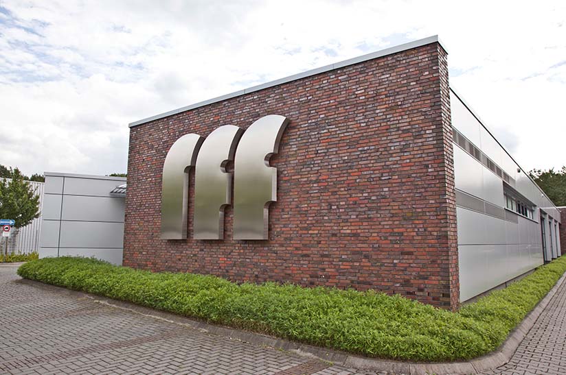 Blick auf das Gebäude eines Standorts von rff