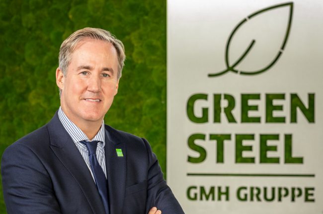 Auf dem Foto ist Dr. Alexander Becker, der Vorsitzende der Geschäftsführung der GMH Gruppe zu sehen.