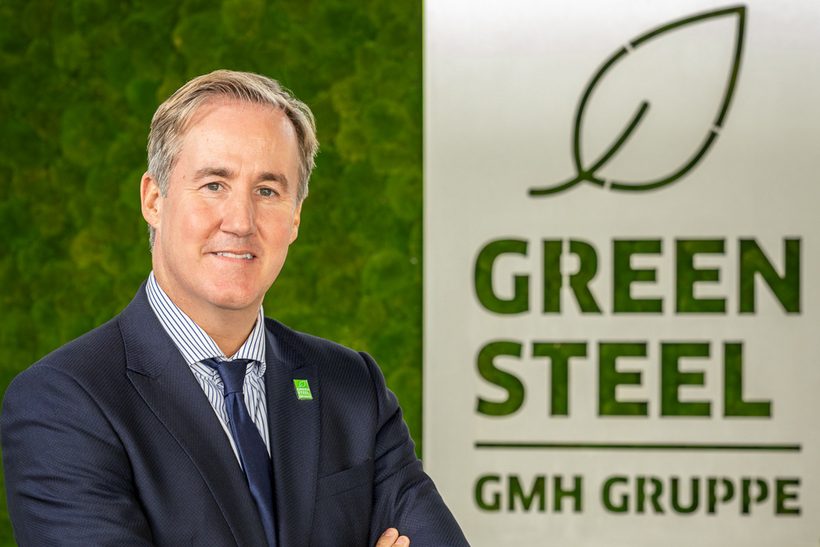 Auf dem Foto ist Dr. Alexander Becker, der Vorsitzende der Geschäftsführung der GMH Gruppe zu sehen.