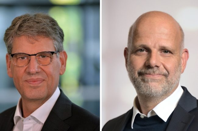 Auf der Collage ist Max Schumacher (links) und Dr. Martin Thüringer (rechts) zu sehen.