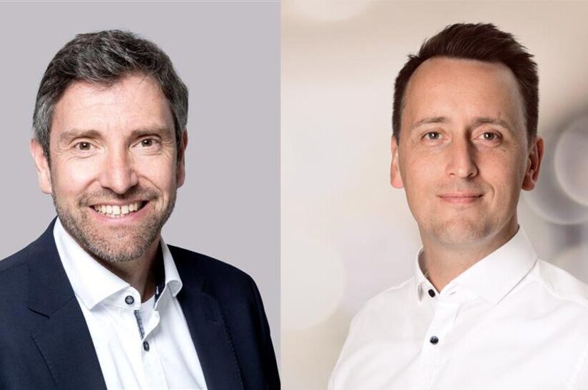 Auf der Collage sind die zwei neuen Mitglieder des Forschungsbeirats Industrie 4.0 zu sehen – Matthias Weigold (links) und Uwe Wieland.