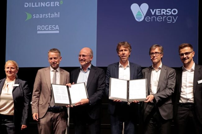SHS-Verso-Energy_web Führungskräfte von SHS – Stahl-Holding-Saar und Verso Energy mit Verträgen