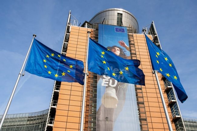 Das Foto zeigt den Sitz der Europäischen Kommission. am 9. Mai 1950, legte die Schuman-Erklärung den Grundstein für die europäische Einheit und stellte Kohle und Stahl – und mit ihr die europäische Stahlindustrie – in den Mittelpunkt eines einzigartigen Friedensprojekts.