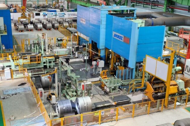 Die S6 High cold rolling mill von Andritz bei Xichang